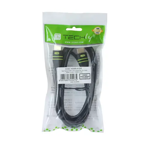 Techly 15m HDMI cable HDMI HDMI tipo A (Estándar) Negro