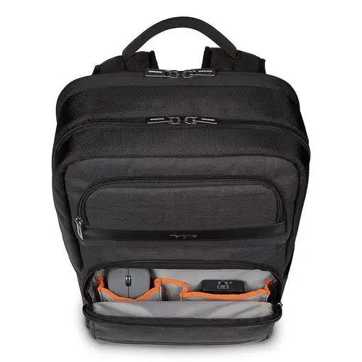Targus CitySmart mochila Mochila informal Negro, Gris Imitación piel, Poliuretano