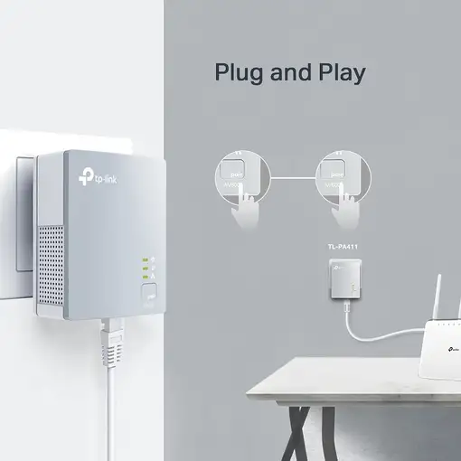 TP-Link Kit de Inicio con Mini Adaptador Powerline AV600