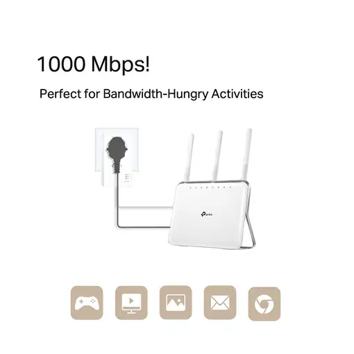 TP-Link TL-PA7017PKIT(FR) 1000 Mbit/s Ethernet Blanco 2 pieza(s)