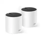 TP-Link DECO X55 (2-Pack) Doble banda (2,4 GHz / 5 GHz) Wi-Fi 6 (802.11ax) Blanco