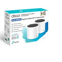 TP-Link DECO X55 (2-Pack) Doble banda (2,4 GHz / 5 GHz) Wi-Fi 6 (802.11ax) Blanco