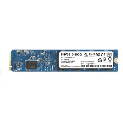 Synology SNV3510 800 GB M.2 PCI Express 3.0 NVMe