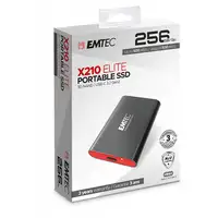 Emtec X210 Elite 256 GB USB Tipo C 3.2 Gen 2 (3.1 Gen 2) Negro