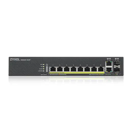 Zyxel GS2220-10HP-EU0101F switch Gestionado L2 Gigabit Ethernet (10/100/1000) Ener