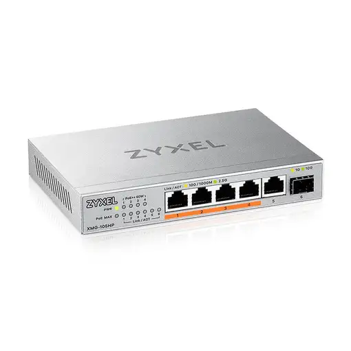 Zyxel XMG-105HP No administrado 2.5G Ethernet (100/1000/2500) Energía sobre Ethern