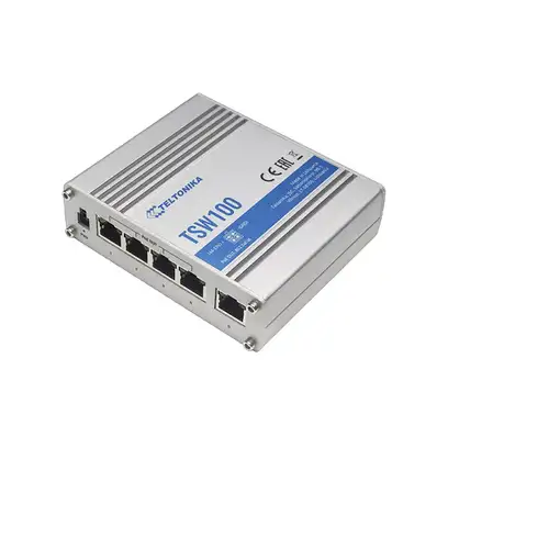 Teltonika TSW100 switch Gigabit Ethernet (10/100/1000) Energía sobre Ethernet (PoE