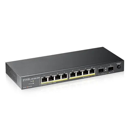 Zyxel GS1100-10HP v2 No administrado Gigabit Ethernet (10/100/1000) Energía sobre