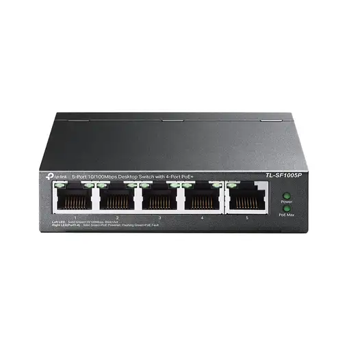 TP-Link TL-SF1005P No administrado Fast Ethernet (10/100) Energía sobre Ethernet (