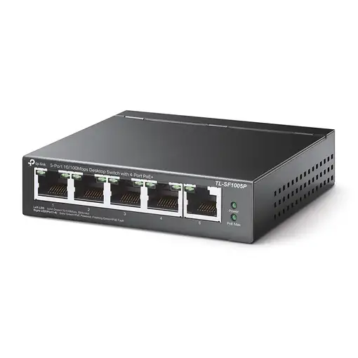 TP-Link TL-SF1005P No administrado Fast Ethernet (10/100) Energía sobre Ethernet (