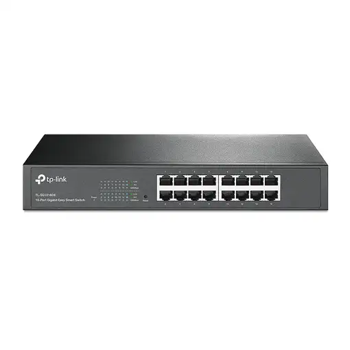 TP-Link TL-SG1016DE Gestionado L2 Gigabit Ethernet (10/100/1000) 1U Negro