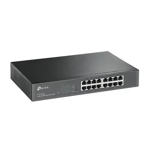 TP-Link TL-SG1016DE Gestionado L2 Gigabit Ethernet (10/100/1000) 1U Negro