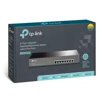 TP-Link TL-SG1008MP No administrado Gigabit Ethernet (10/100/1000) Energía sobre E