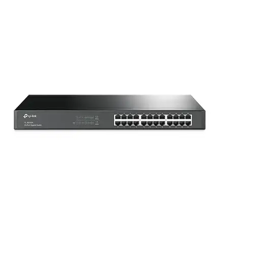 TP-Link TL-SG1024 No administrado Gigabit Ethernet (10/100/1000) 1U Negro