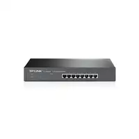 TP-Link TL-SG1008 No administrado Gigabit Ethernet (10/100/1000) 1U Negro