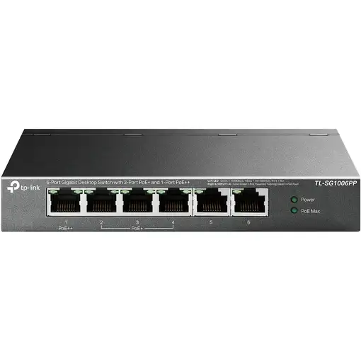 TP-Link TL-SG1006PP switch No administrado Gigabit Ethernet (10/100/1000) Energía