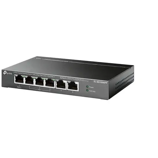 TP-Link TL-SG1006PP switch No administrado Gigabit Ethernet (10/100/1000) Energía