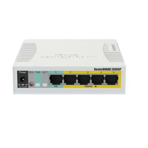 Mikrotik RB260GSP switch Gestionado Gigabit Ethernet (10/100/1000) Energía sobre E