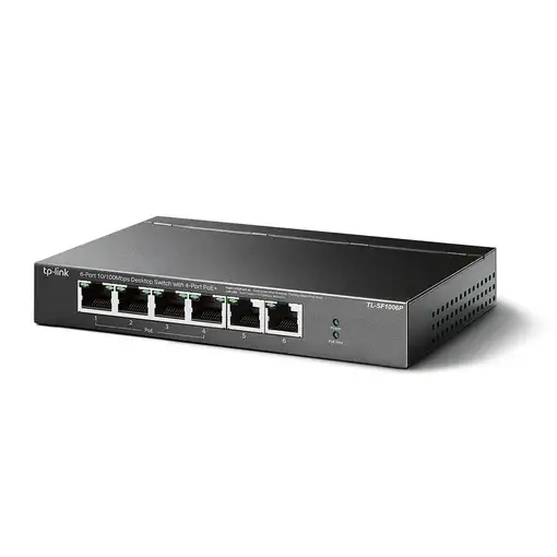 TP-Link TL-SF1006P switch No administrado Fast Ethernet (10/100) Energía sobre Eth