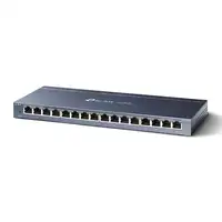 TP-Link TL-SG116 No administrado Gigabit Ethernet (10/100/1000) Negro