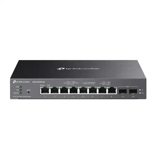 TP-Link Omada SG2210XMP-M2 switch Gestionado L2/L2+ 2.5G Ethernet (100/1000/2500)