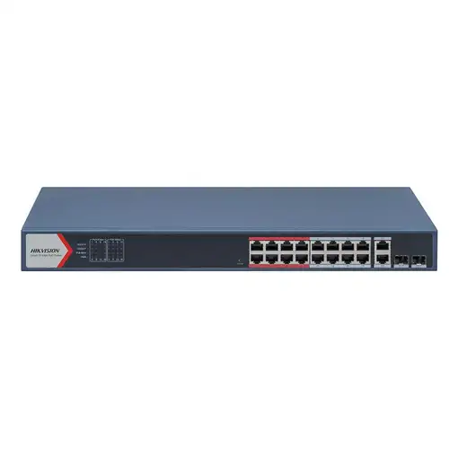 Hikvision DS-3E1318P-EI switch Gestionado Fast Ethernet (10/100) Energía sobre Eth
