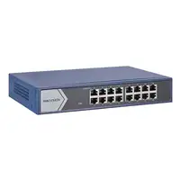 Hikvision DS-3E1516-EI switch Gestionado Gigabit Ethernet (10/100/1000) 1U Azul