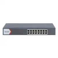 Hikvision DS-3E1516-EI switch Gestionado Gigabit Ethernet (10/100/1000) 1U Azul