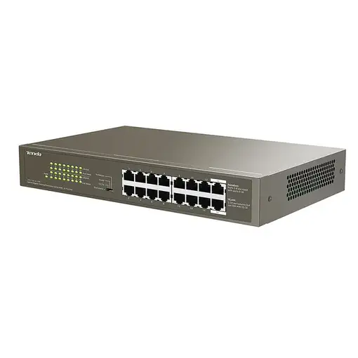 Tenda TEG1116P-16-150W-EU switch No administrado Gigabit Ethernet (10/100/1000) En