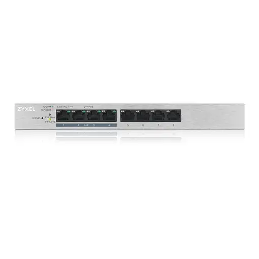 Zyxel GS1200-8HP v2 Gestionado Gigabit Ethernet (10/100/1000) Energía sobre Ethern