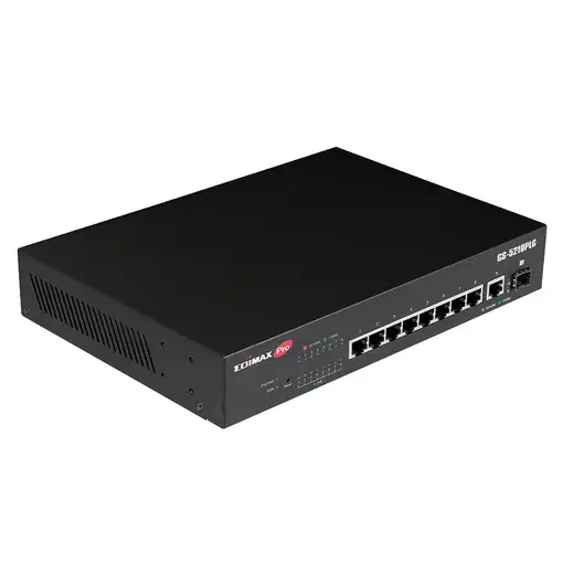 Edimax Switch GS-5210PLG Gestionado Gigabit Ethernet (10/100/1000) Energía sobre E