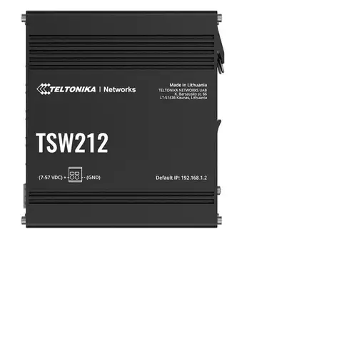Teltonika TSW212 Gestionado L2 Gigabit Ethernet (10/100/1000) Negro