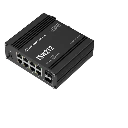 Teltonika TSW212 Gestionado L2 Gigabit Ethernet (10/100/1000) Negro