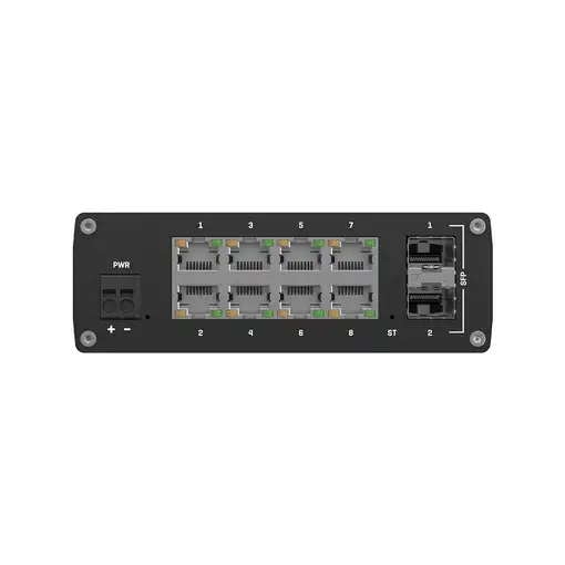 Teltonika TSW212 Gestionado L2 Gigabit Ethernet (10/100/1000) Negro