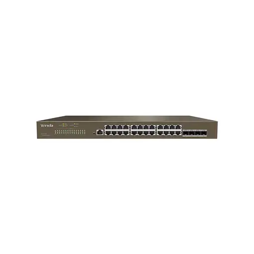 Tenda TEG5328F switch Gestionado L3 Gigabit Ethernet (10/100/1000) 1U Negro