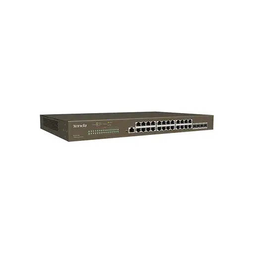 Tenda TEG5328F switch Gestionado L3 Gigabit Ethernet (10/100/1000) 1U Negro