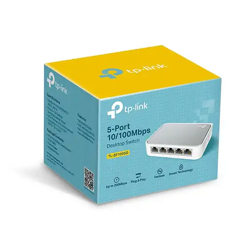 TP-Link TL-SF1005D Gestionado Fast Ethernet (10/100) Blanco