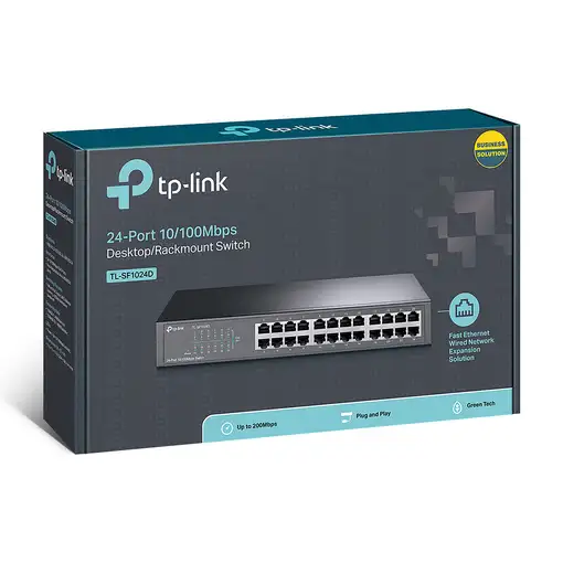 TP-Link TL-SF1024D switch No administrado Fast Ethernet (10/100) Gris