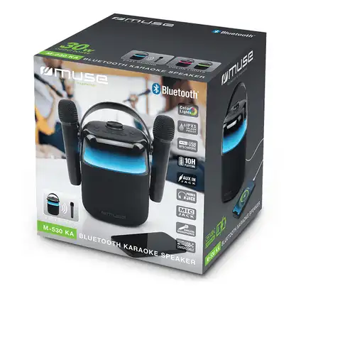 Muse M-530 KA sistema de karaoke Portátil Inalámbrico