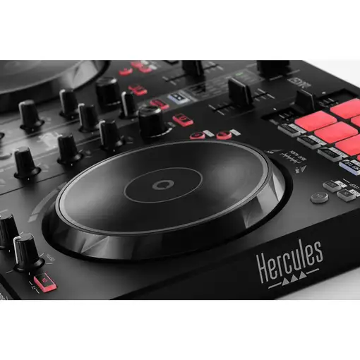 Hercules INPULSE 300 MK2 Controladora con opción de realizar scratch utilizando di
