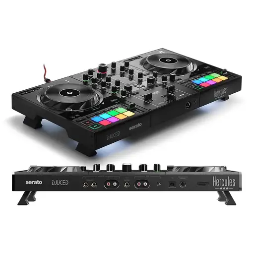 Hercules Inpulse 500 DVS (Sistema de vinilo digital) para scratch digital Negro
