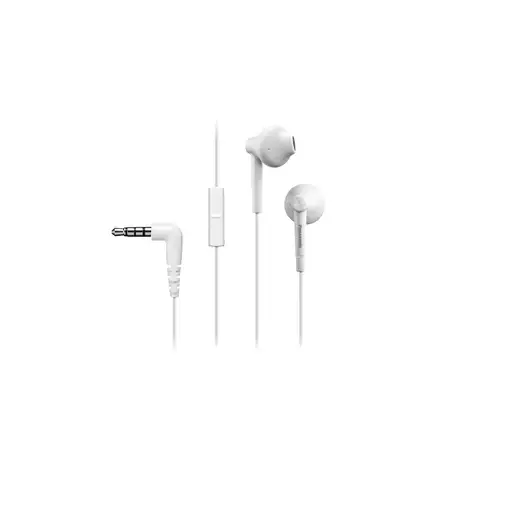Panasonic RP-TCM55E Auriculares Alámbrico Dentro de oído Llamadas/Música Blanco
