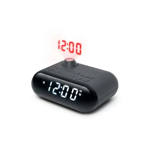 Muse M-179 P radio Reloj Digital Negro