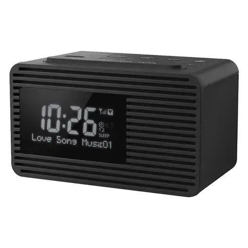 Panasonic RC-D8EG-K radio Reloj Negro