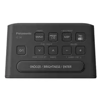 Panasonic RC-D8EG-K radio Reloj Negro