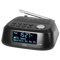 Trevi RC 80D4 DAB Reloj Digital Negro