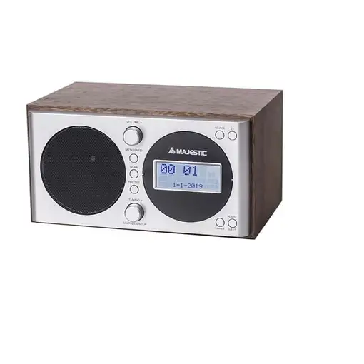 New Majestic WR-162 DAB Digital Plata, Madera