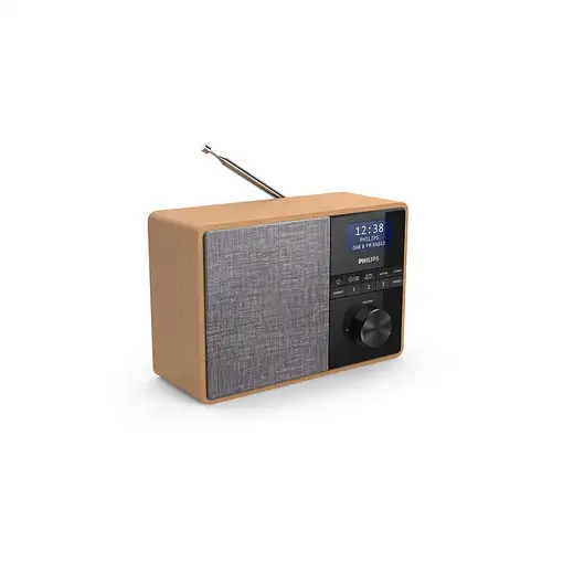 Philips TAR5505/10 radio Portátil Digital Negro, Gris, Madera