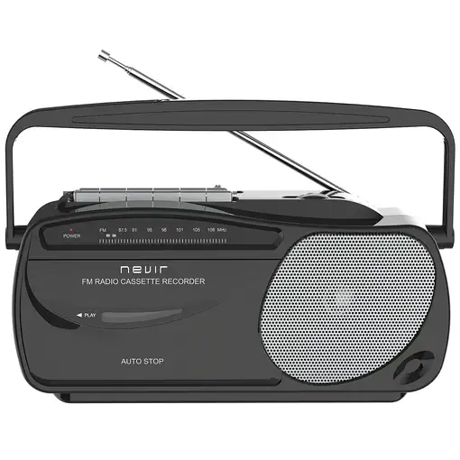 Nevir NVR-443T radio Portátil Analógica Negro, Gris