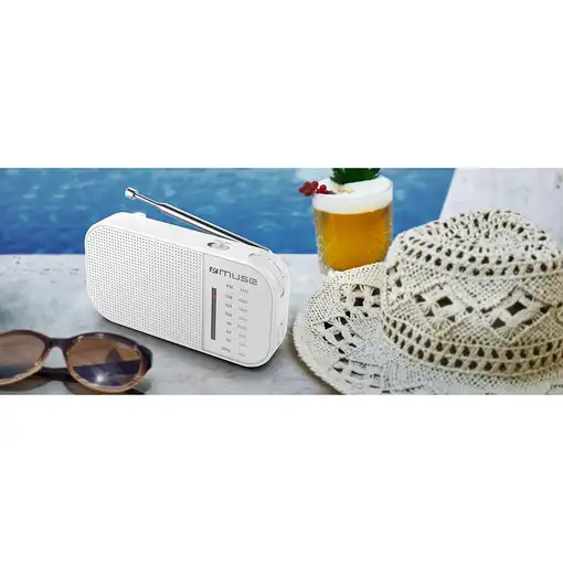 Muse M-025 RW radio Portátil Analógica Blanco